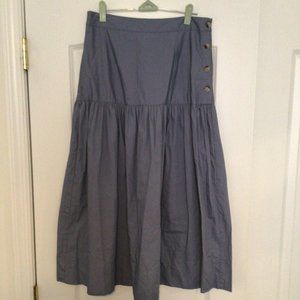 H&M Dusty Blue Midaxi Skirt